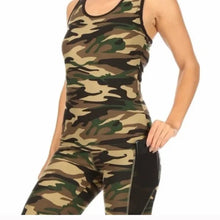 Load image into Gallery viewer, 12- 3PC Green Camo Mesh Leggings Set
