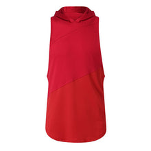 Load image into Gallery viewer, 21- Black or Red Hooded Tank Top
