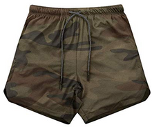 Load image into Gallery viewer, 8-Black Mens Gym Shorts Breathable Antibacterial, Anti-Odor
