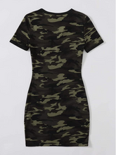 Load image into Gallery viewer, 13- Camo Sexy Dress
