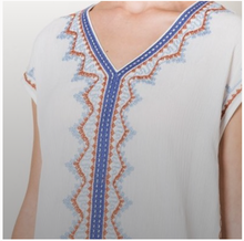 Load image into Gallery viewer, 10- Tribal Embroidered Tunic Top
