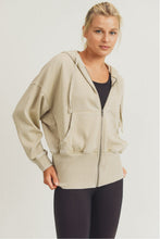 Load image into Gallery viewer, 43-Hug Waist Zip Fleece Sweater
