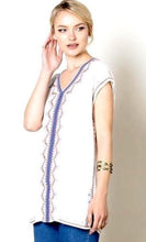 Load image into Gallery viewer, 10- Tribal Embroidered Tunic Top
